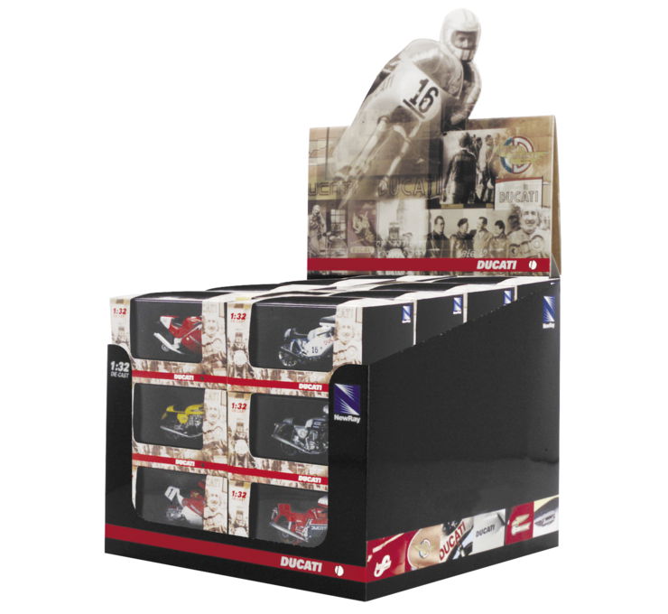 New Ray Toys Duc 24/Pc Asstd W/Display 1:32