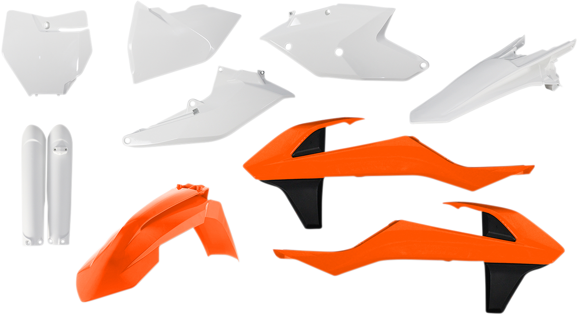 ACERBIS Full Replacement Body Kit - OEM Orange/White/Black 2421065135