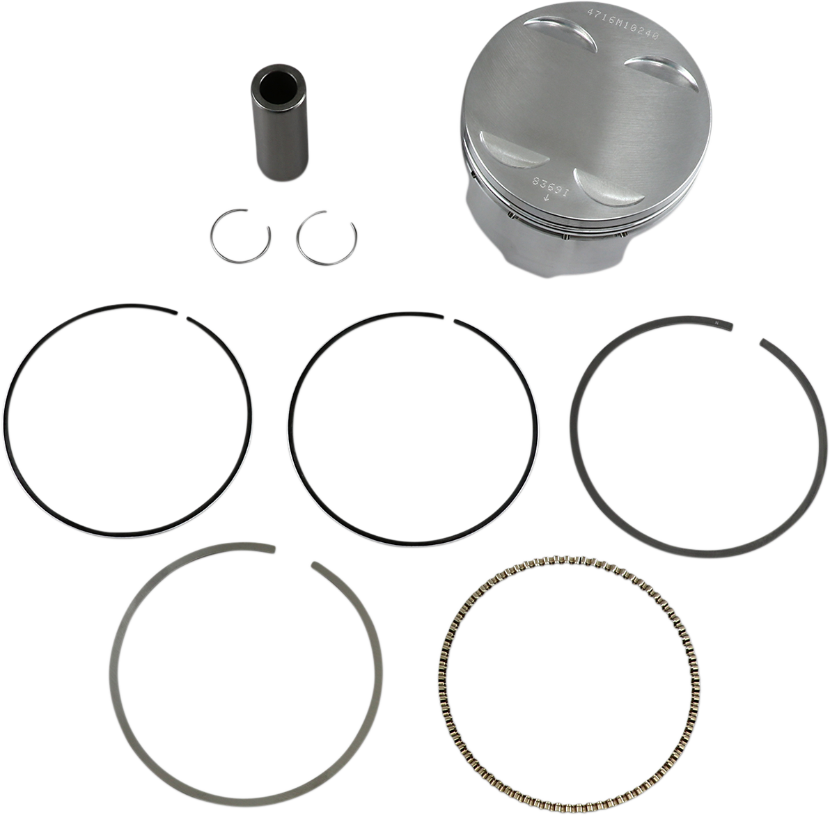 WISECO Piston Kit - +2.40 mm BORING AND REPLATING REQ High-Performance 4716M10240