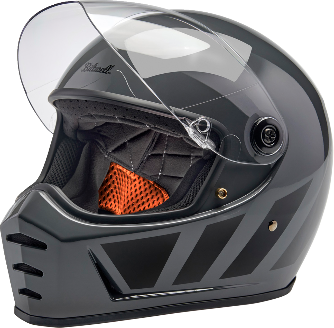 BILTWELL Lane Splitter Helmet - Storm Gray Inertia - Small 1004-569-502