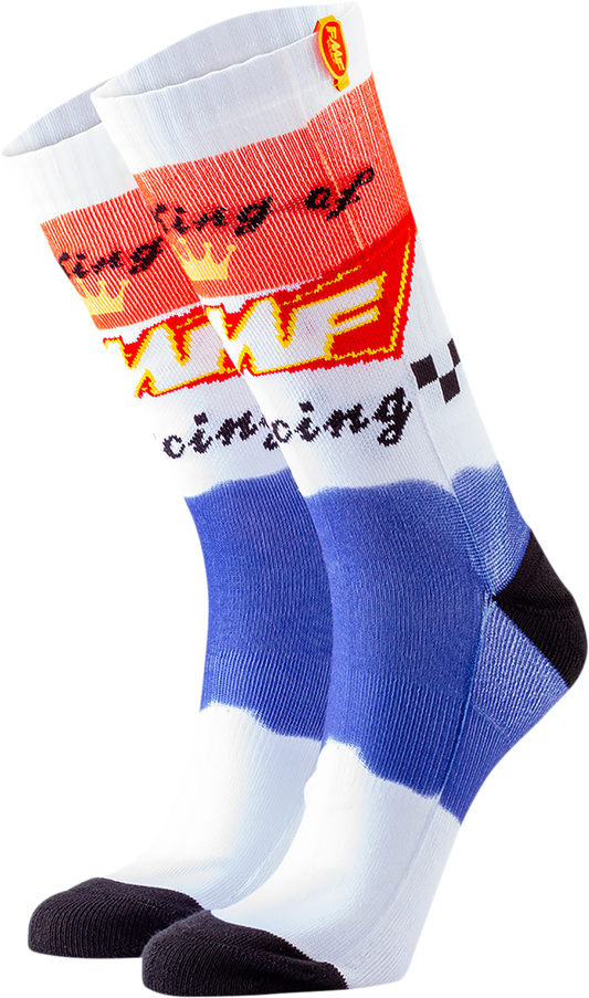 FMF King of Racing Socks - White - One Size HO20194907WHT 3431-0690