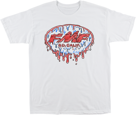 FMF Drip T-Shirt - White - Large FA21118903WHLG 3030-21269