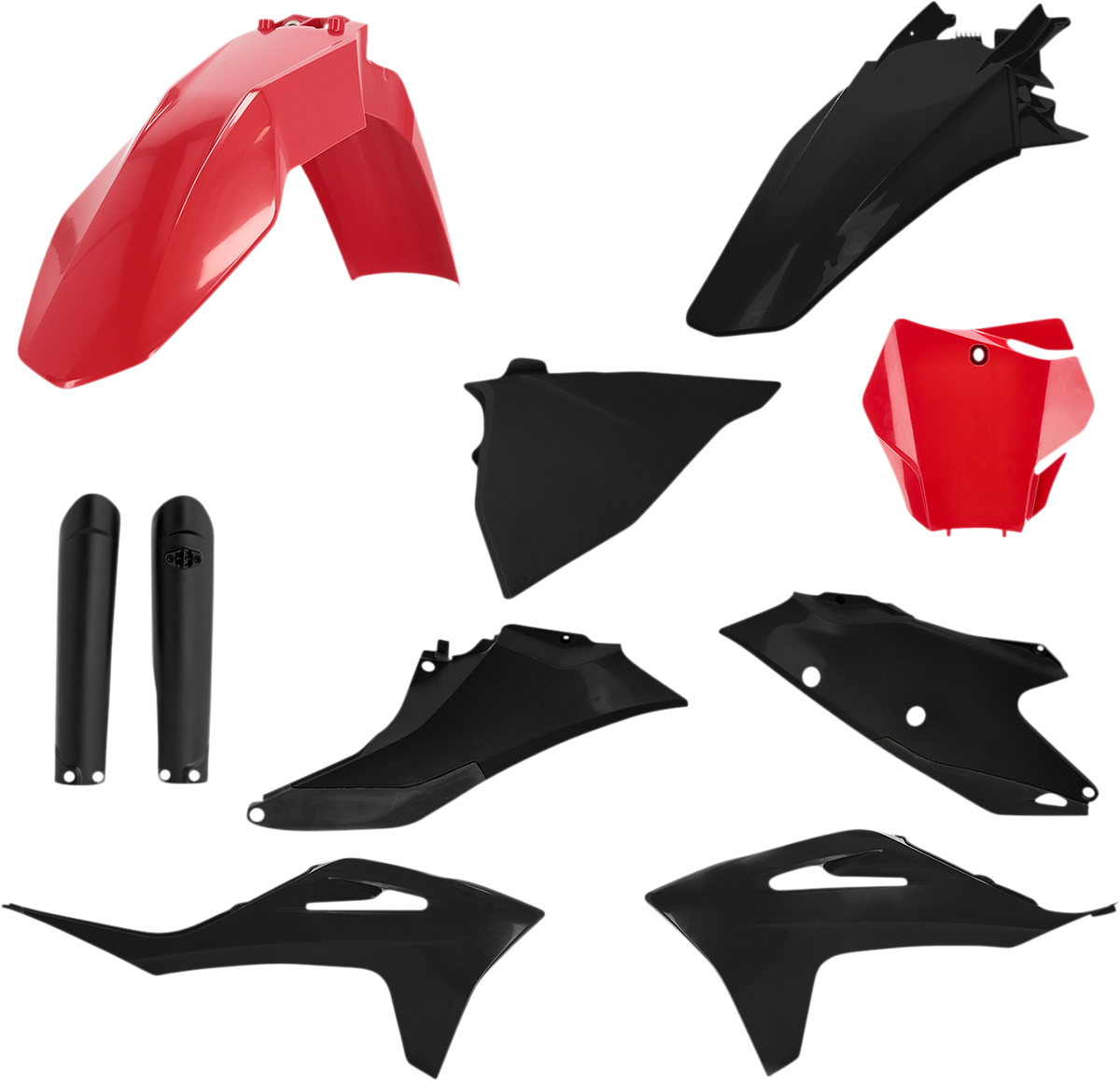 ACERBIS Full Replacement Body Kit - Red/Black 2872791018
