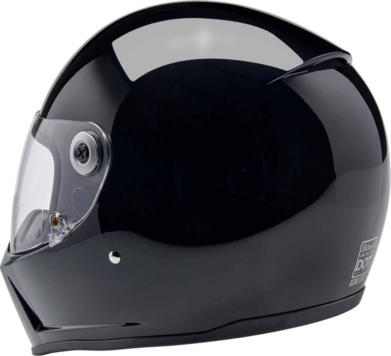 BILTWELL Lane Splitter Helmet - Gloss Black - Medium 1004-101-503