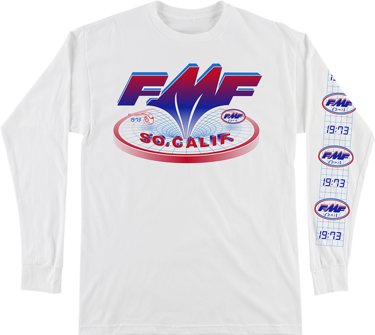 FMF Black Hole Long-Sleeve T-Shirt - White - Medium FA21119900WHMD 3030-21323