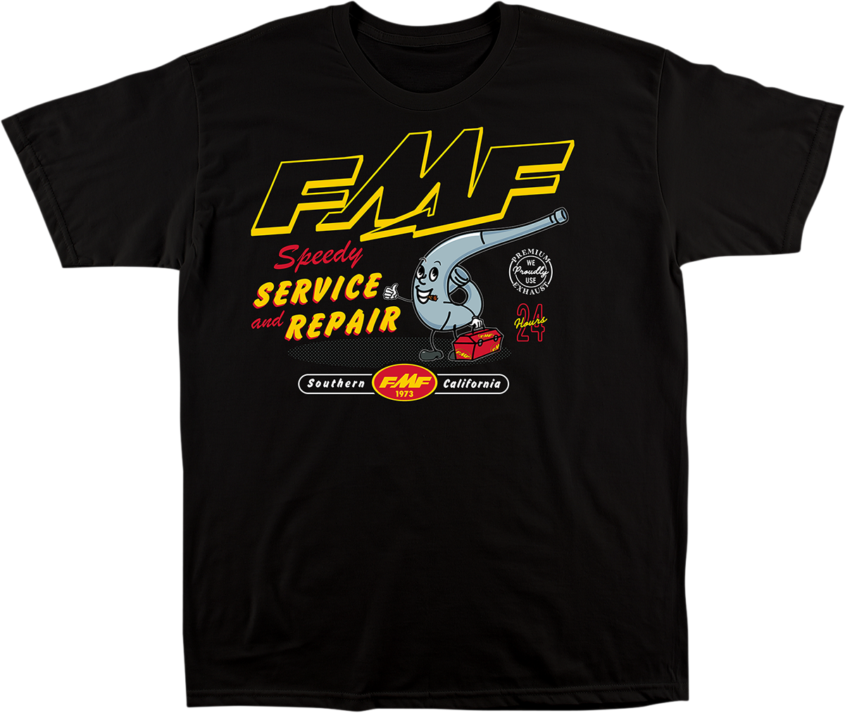 FMF Expert Service T-Shirt - Black - Small FA21118913BKSM 3030-21307