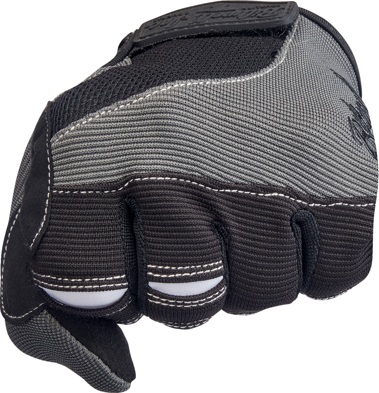 BILTWELL Moto Gloves - Gray/Black - Large 1501-1101-004