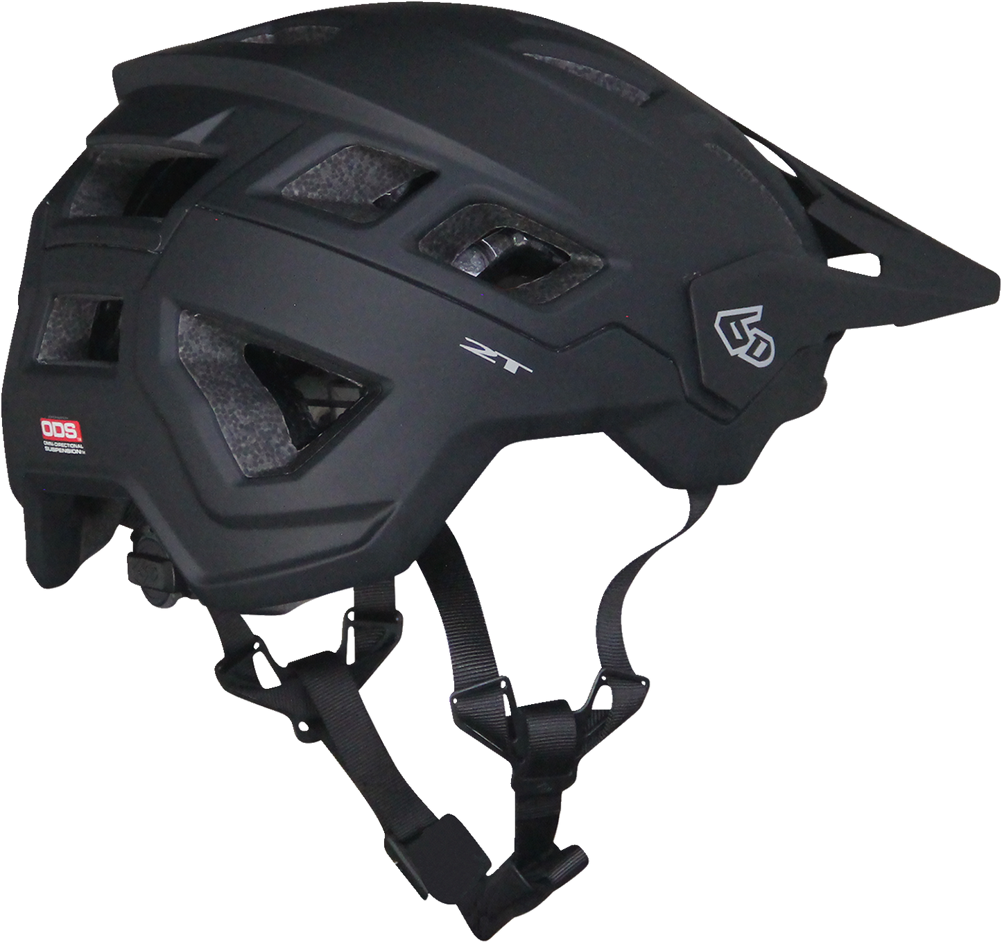 6D ATB-2T Helmet - Ascent - Black Matte - M/L 23-0006