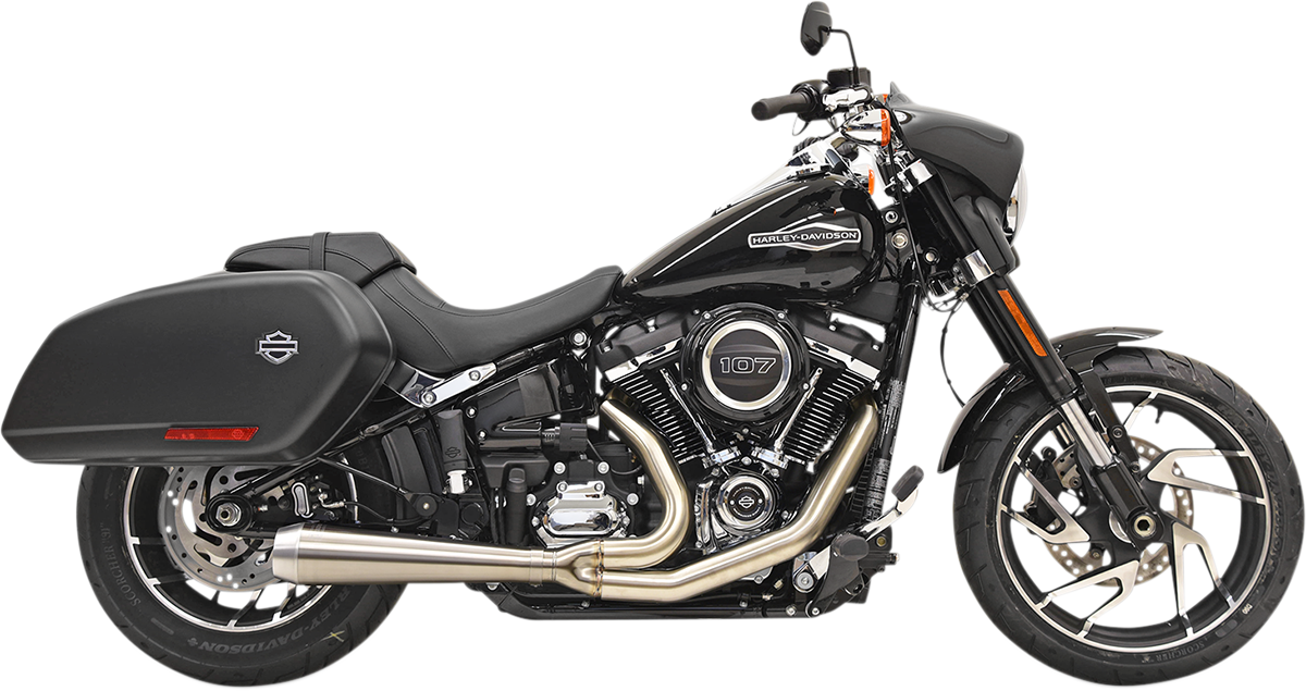 BASSANI XHAUST 2:1 Exhaust - Stainless 1S81SS
