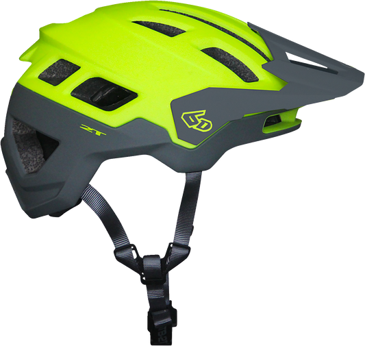 6D ATB-2T Helmet - Ascent - Neon Yellow/Gray Matte - XS/S 23-0044