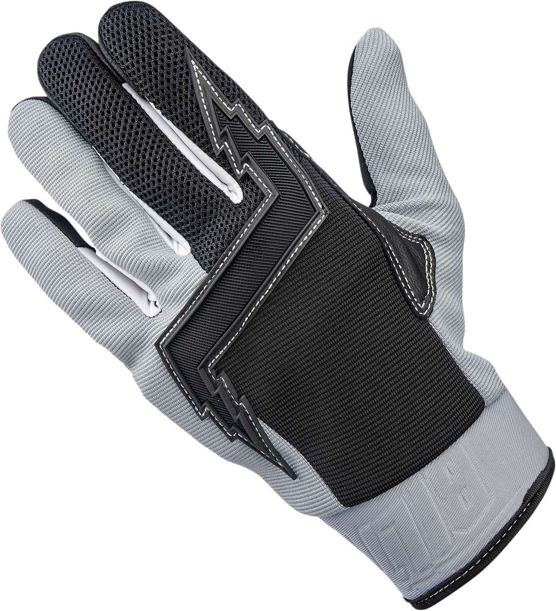 BILTWELL Baja Gloves - Gray - Small 1508-1101-302