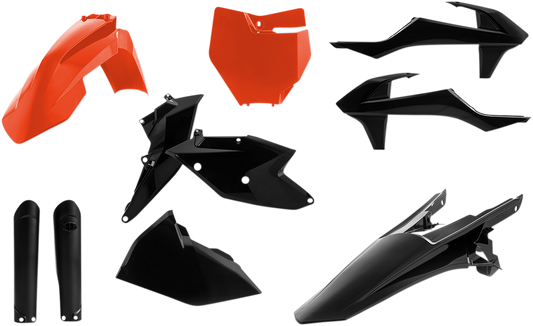 ACERBIS Full Replacement Body Kit - Orange/Black 2421065225