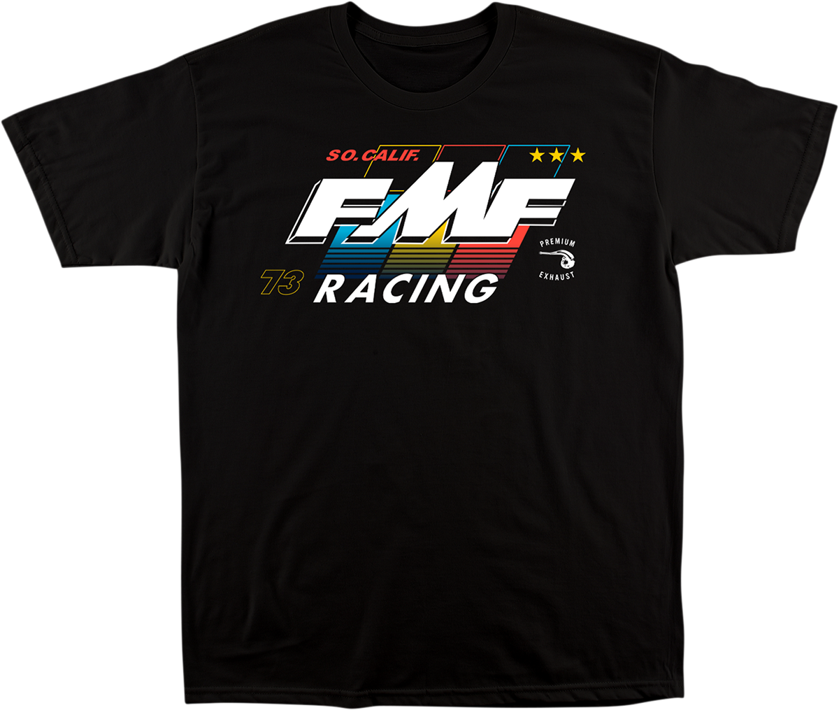 FMF Retro T-Shirt - Black - Medium FA20118909BLKMD 3030-19705