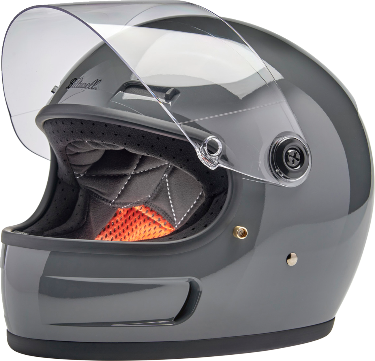 BILTWELL Gringo SV Helmet - Gloss Storm Gray - Small 1006-109-502