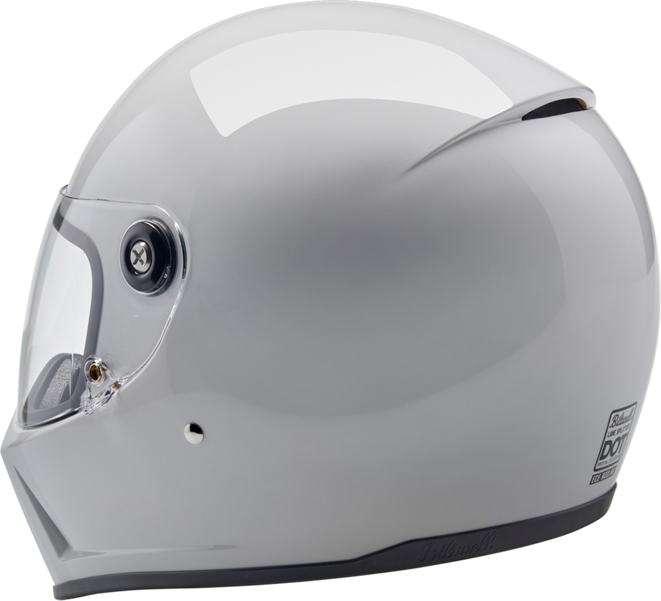 BILTWELL Lane Splitter Helmet - Gloss White - XS 1004-104-501