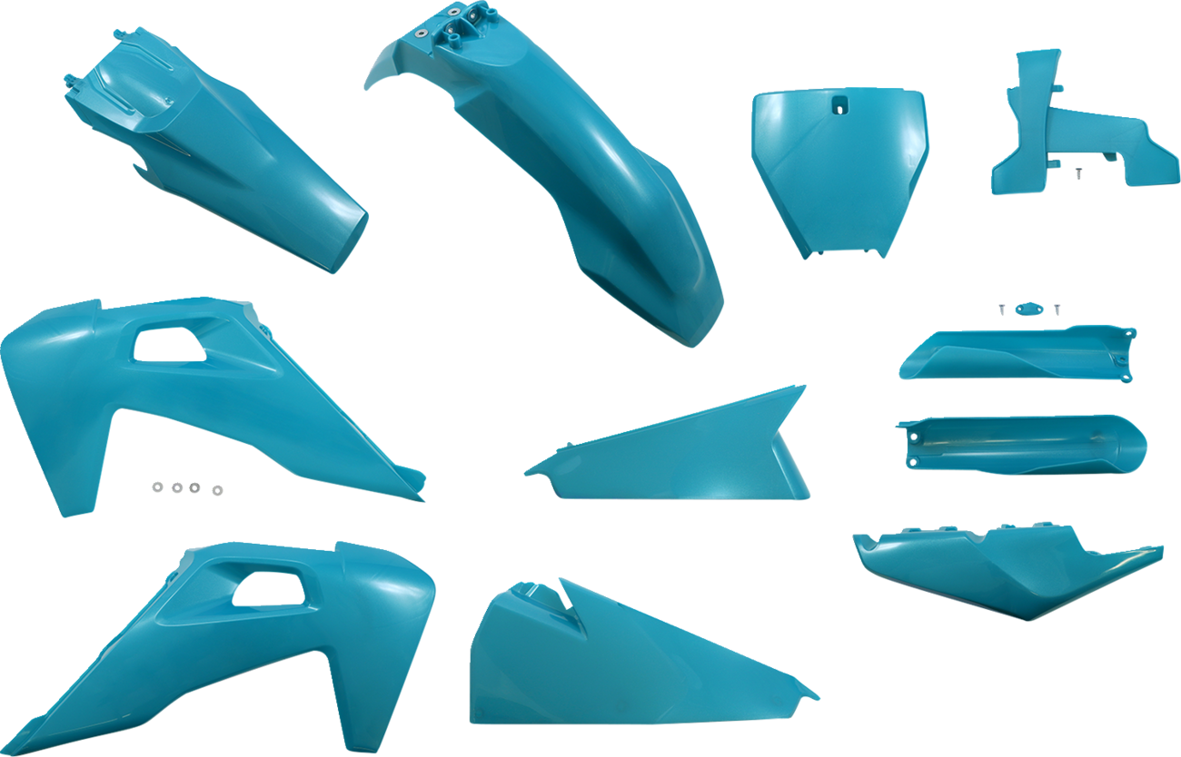 ACERBIS Full Replacement Body Kit - Teal/Metallic 2726557441