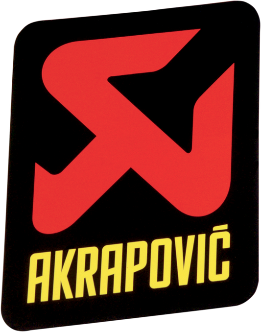 AKRAPOVIC Replacement Sticker P-VST2AL 4320-1225