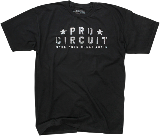 PRO CIRCUIT Flag T-Shirt - Black - XL 6411810-40