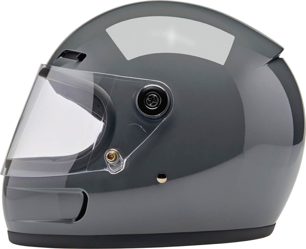 BILTWELL Gringo SV Helmet - Gloss Storm Gray - Medium 1006-109-503