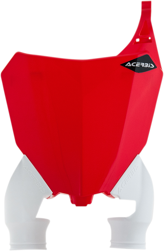 ACERBIS Raptor Number Plate - Red/White ACT RD/WT;4BK/WT 05201893 2630771005