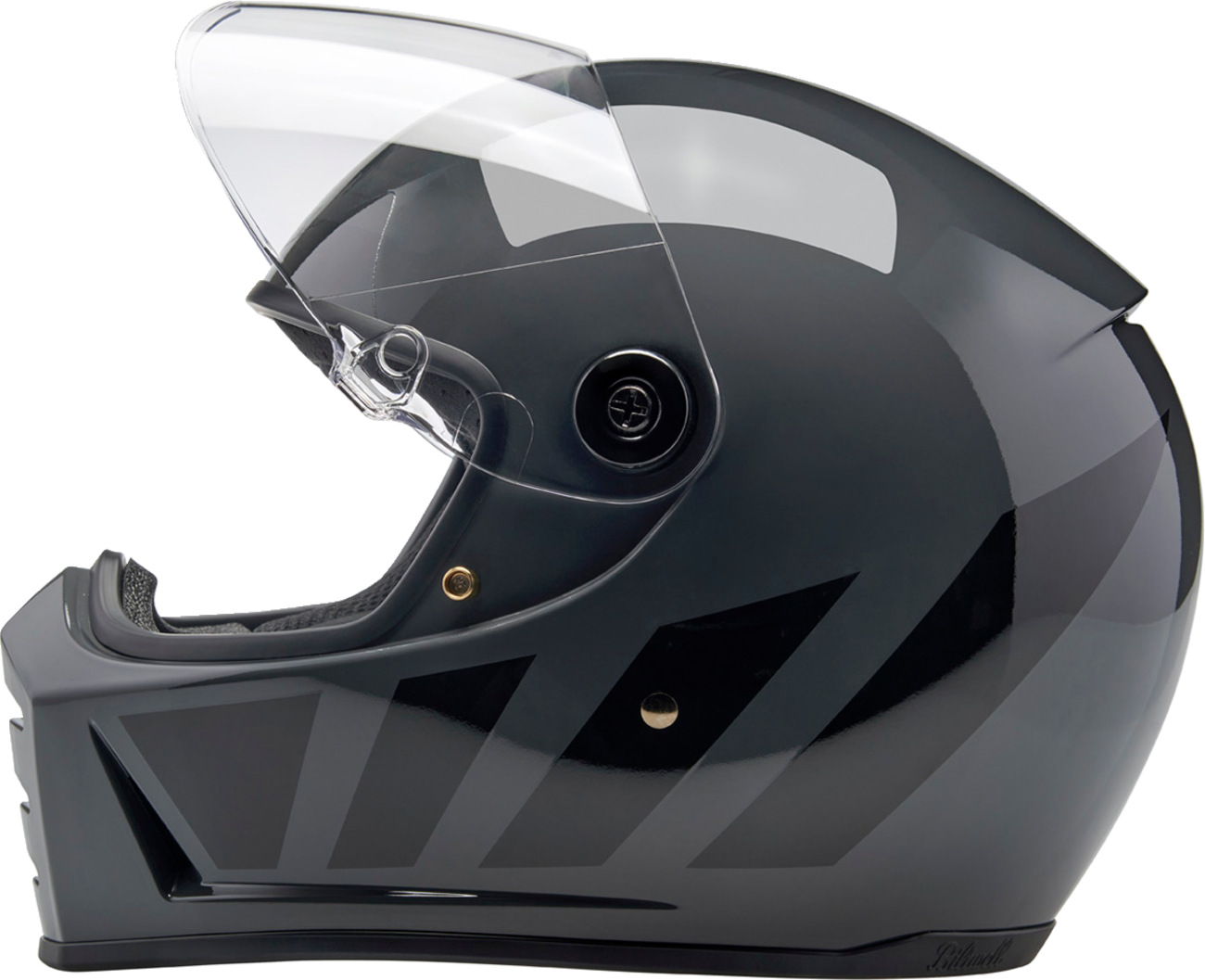 BILTWELL Lane Splitter Helmet - Storm Gray Inertia - Large 1004-569-504