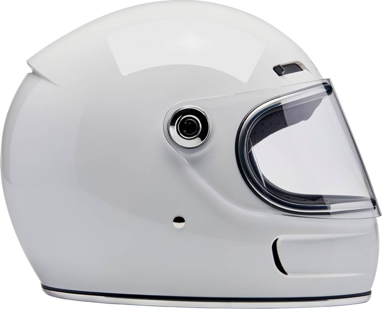 BILTWELL Gringo SV Helmet - Gloss White - Medium 1006-104-503