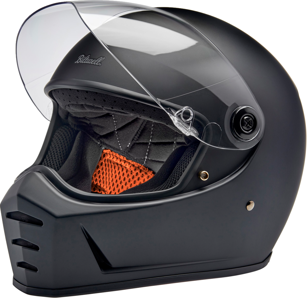 BILTWELL Lane Splitter Helmet - Flat Black - Medium 1004-201-503