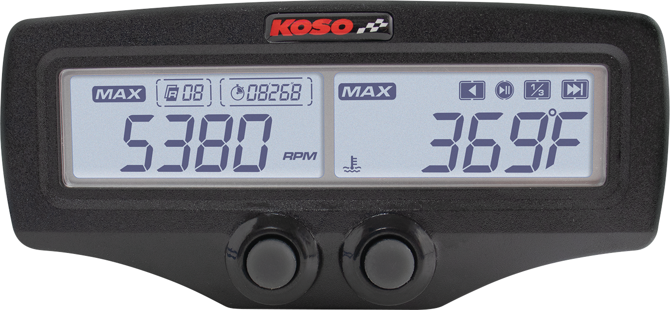 KOSO NORTH AMERICA EGT-02R Standard Dual Sensor Meter BA006010