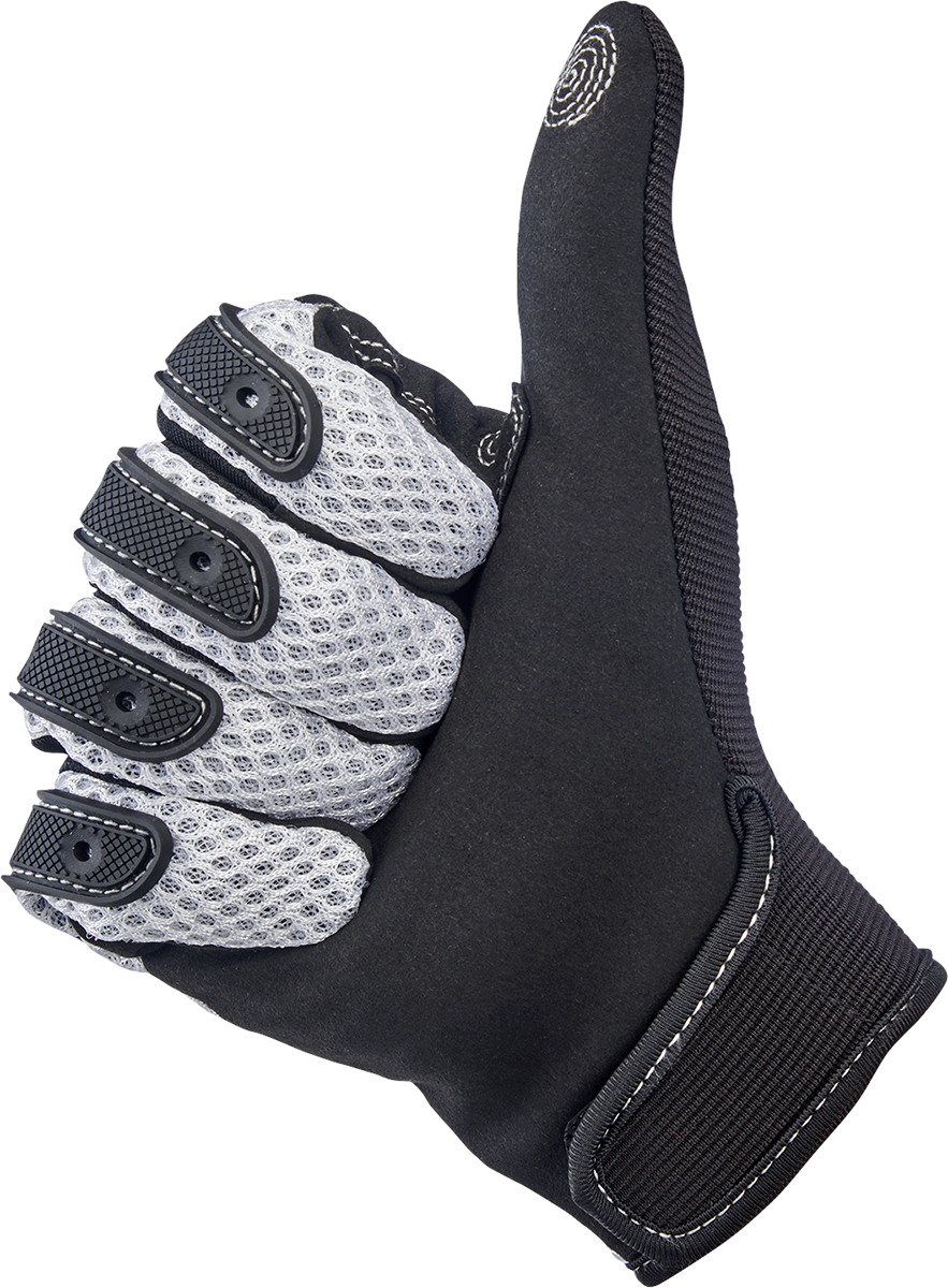 BILTWELL Anza Gloves - White - Large 1507-0401-004