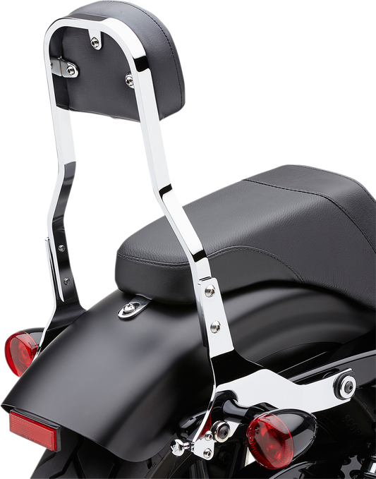 COBRA Backrest Kit - 14" - Chrome - Softail 602-2041