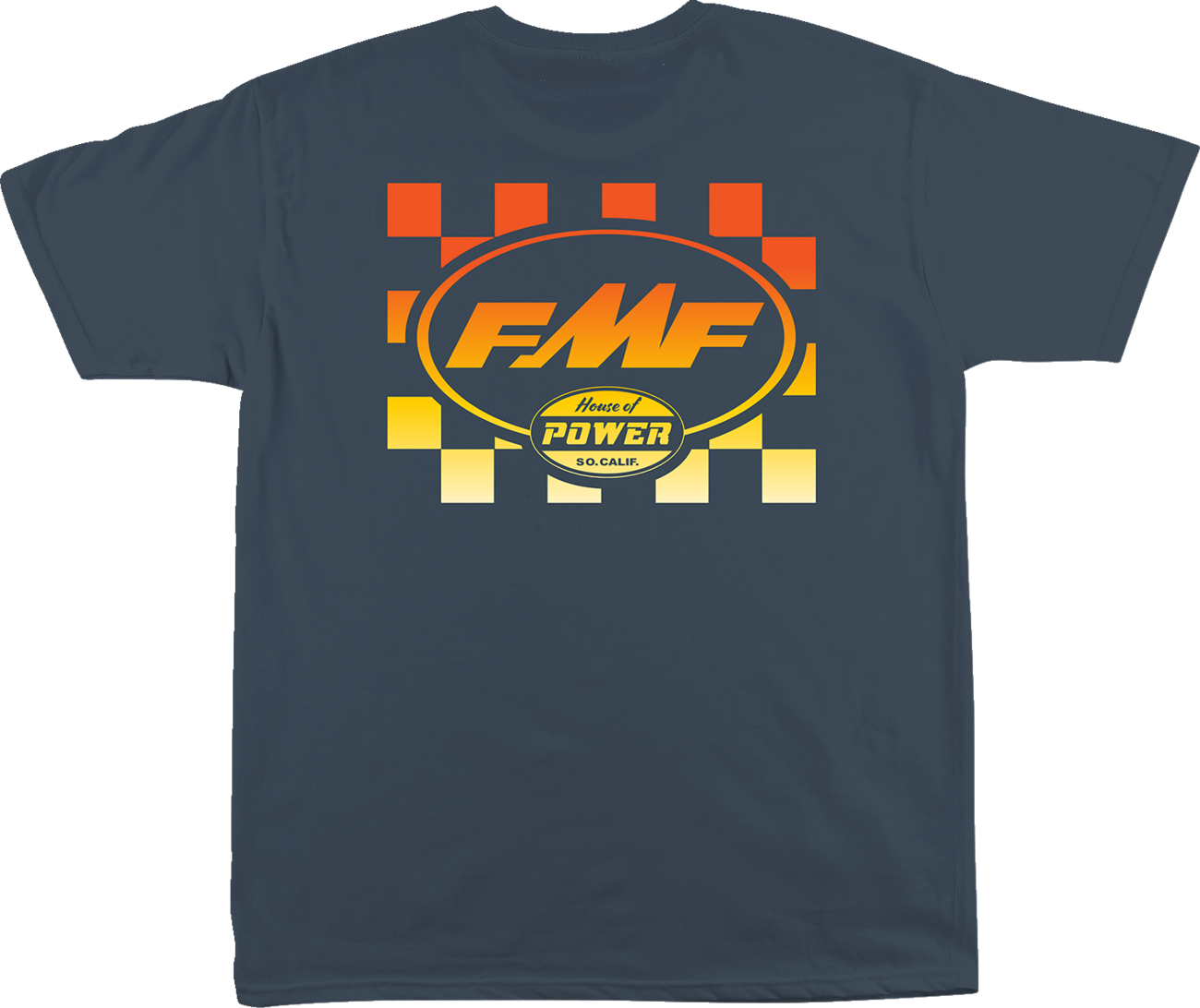 FMF Faded Checkers T-Shirt - Blue - XL SP22118903BLXL 3030-21864