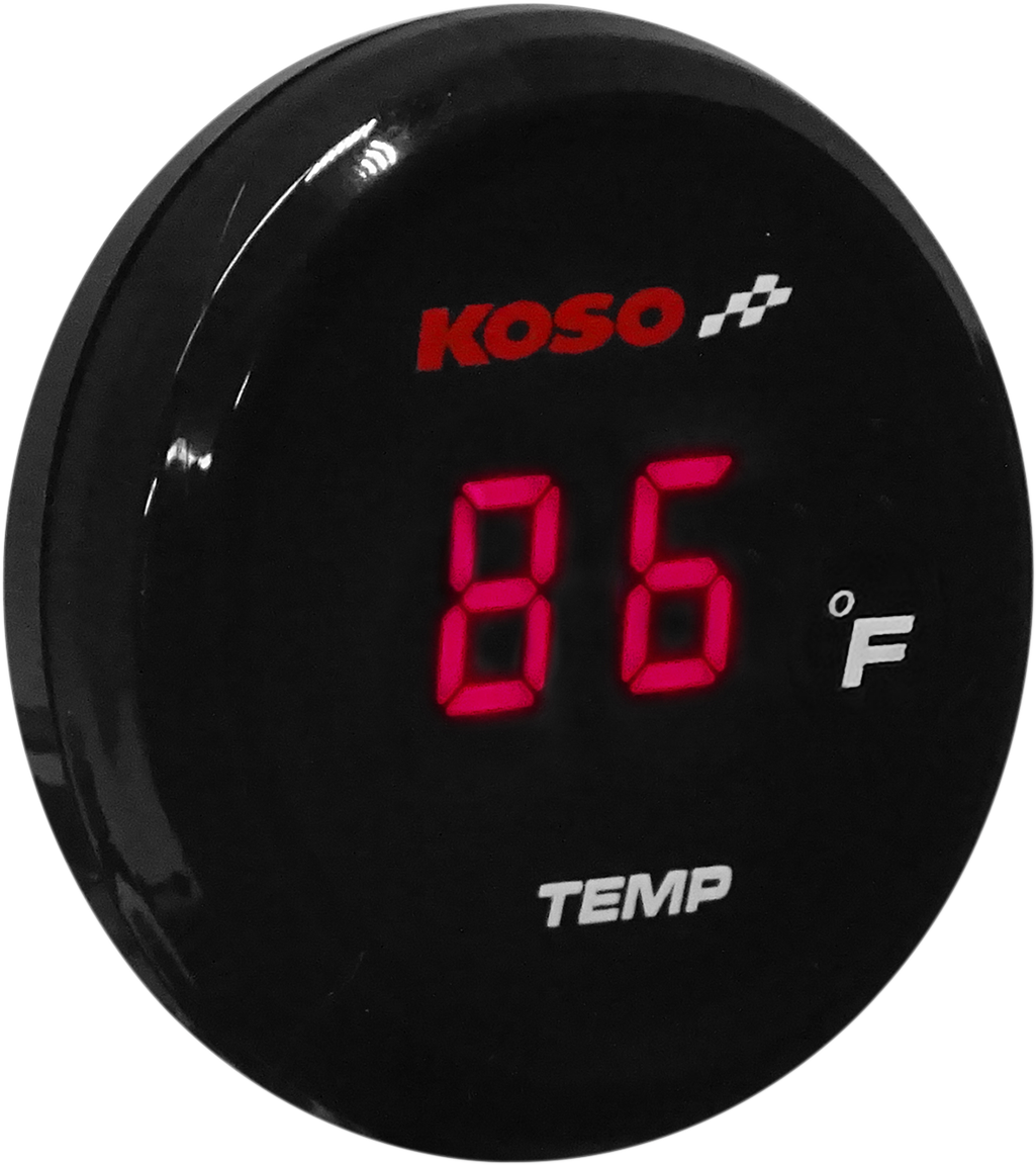 KOSO NORTH AMERICA I-Gear Thermometer - Red Digits BA067R12