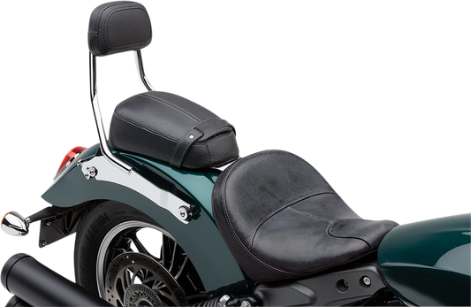 COBRA Detachable Backrest - Chrome - Solo Seat - Scout 502-2211