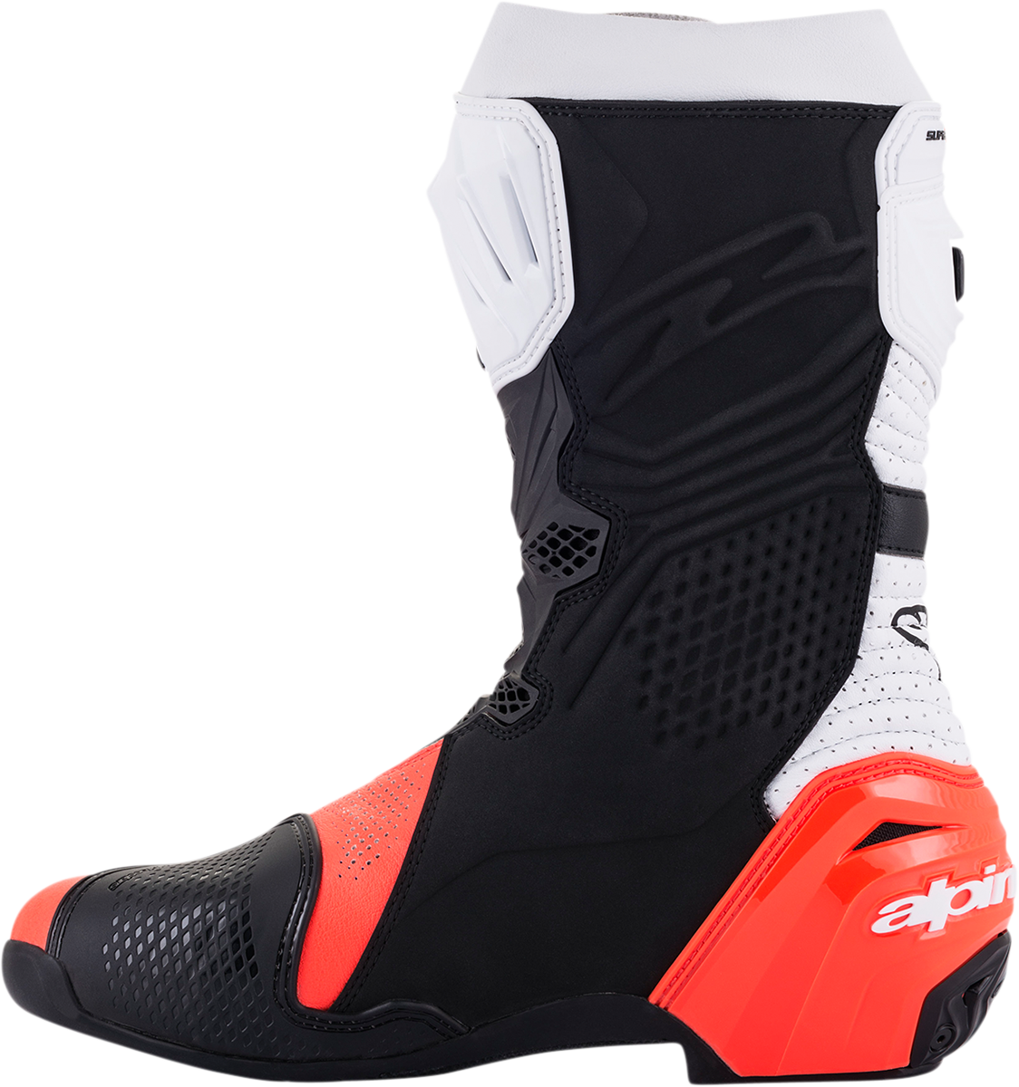 ALPINESTARS Supertech V Boots - Black/Fluo Red/White - US 6 / EU 39 2220121-124-39