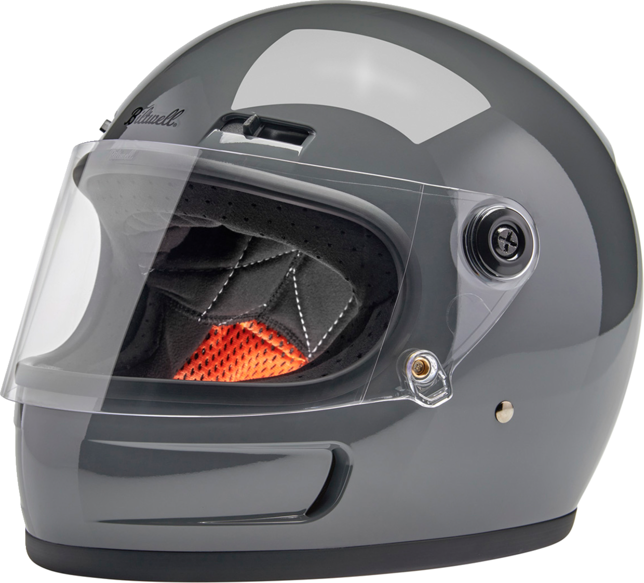 BILTWELL Gringo SV Helmet - Gloss Storm Gray - Large 1006-109-504