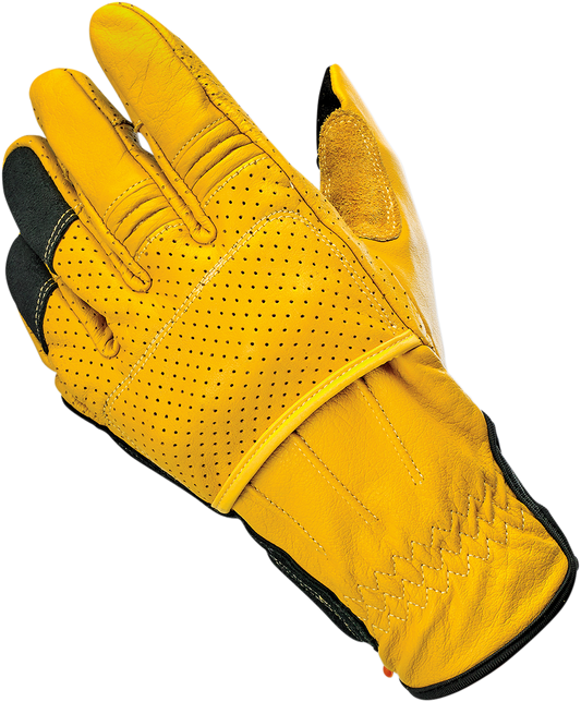 BILTWELL Borrego Gloves - Gold/Black - Large 1506-0701-304