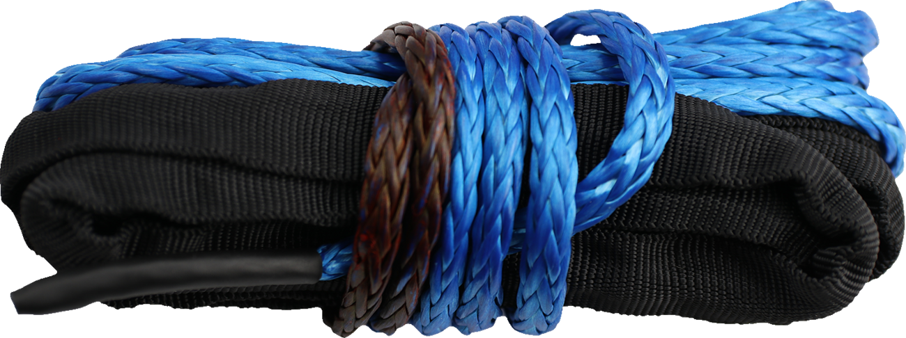 KFI PRODUCTS Winch Rope - Synthetic - Blue - 3/16" X 12' SYN19-B12