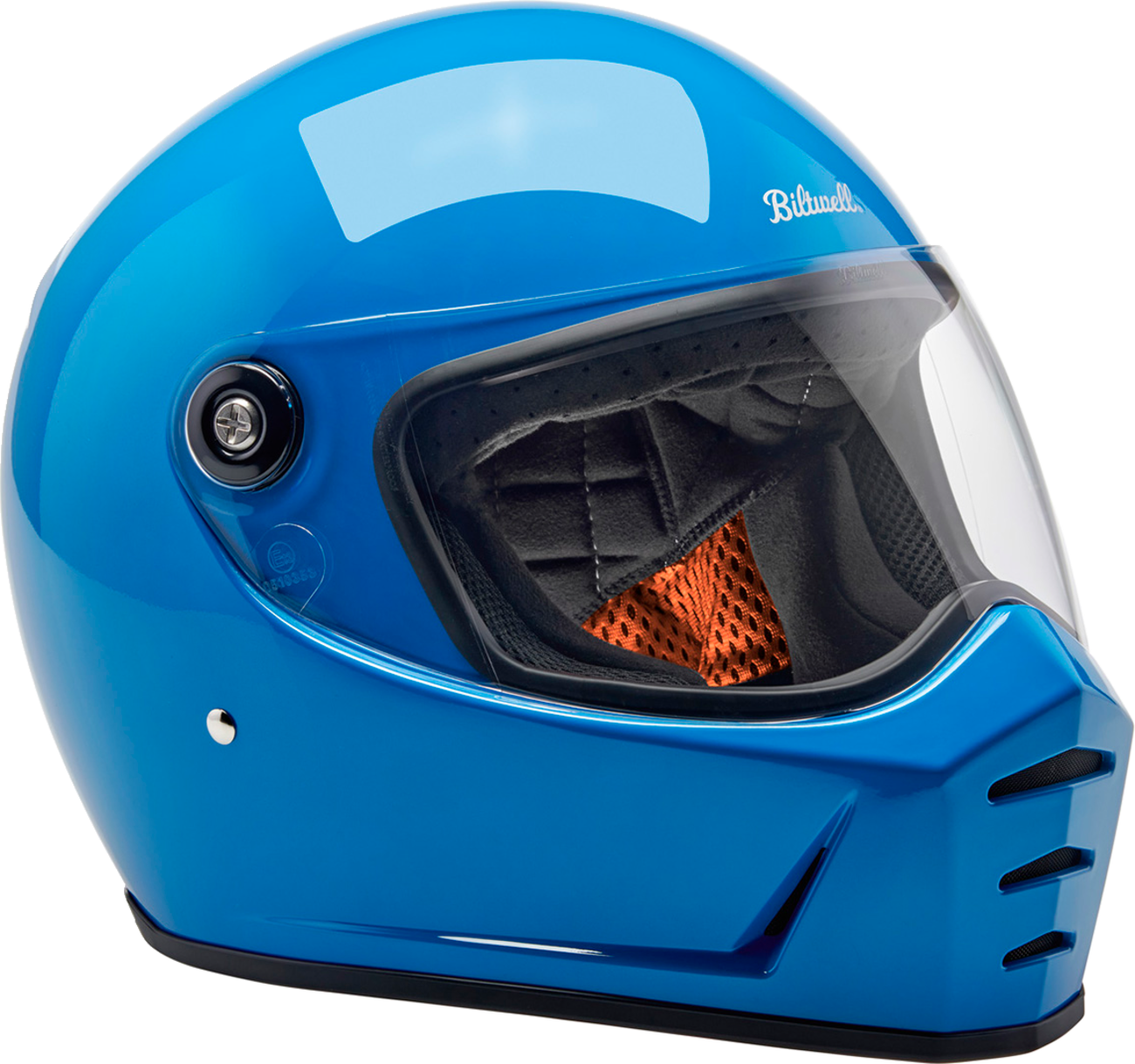 BILTWELL Lane Splitter Helmet - Gloss Tahoe Blue - XS 1004-129-501