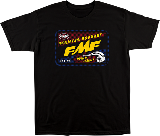 FMF Power Inside T-Shirt - Black - Medium SP21118900BKMD 3030-20451