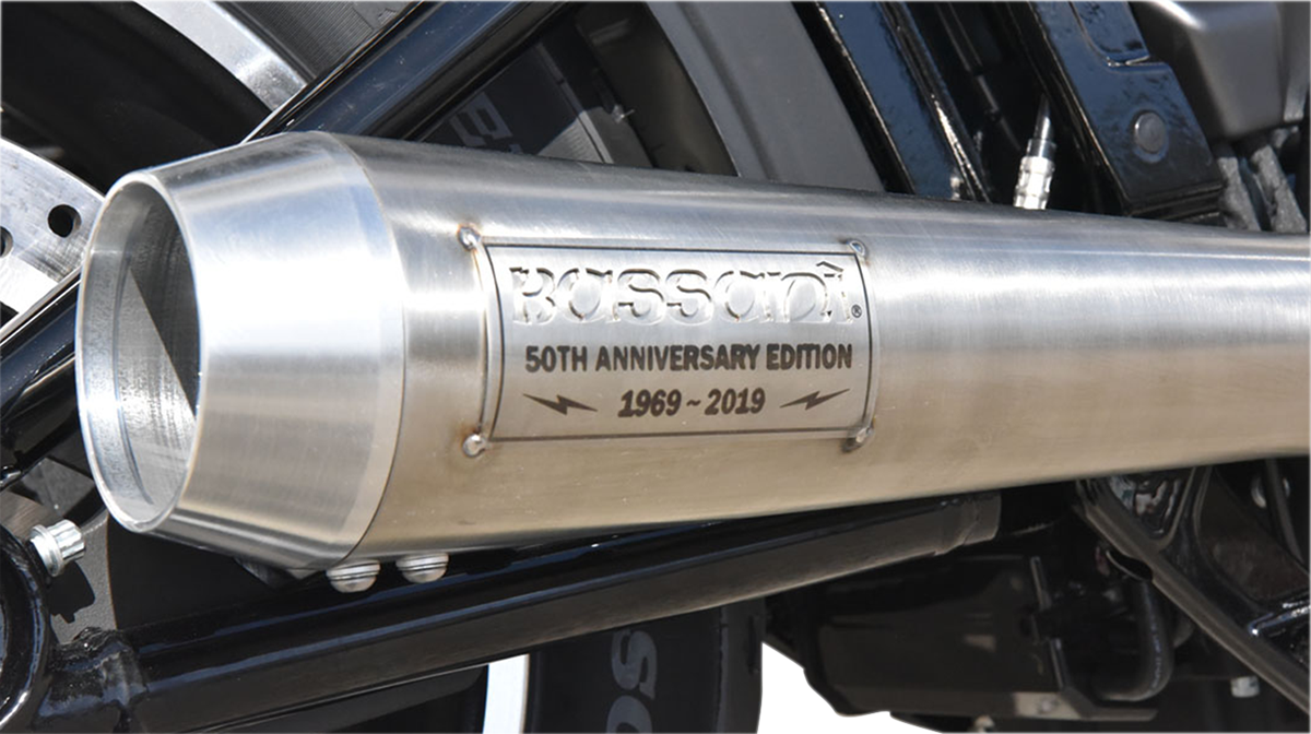 BASSANI XHAUST 50th Anniversary 2:1 Exhaust - Stainless Steel 1S50SS