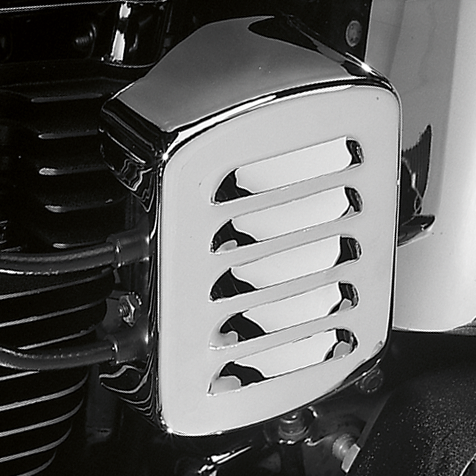 DRAG SPECIALTIES Louvered Coil Cover - Harley Davidson - Chrome 13005
