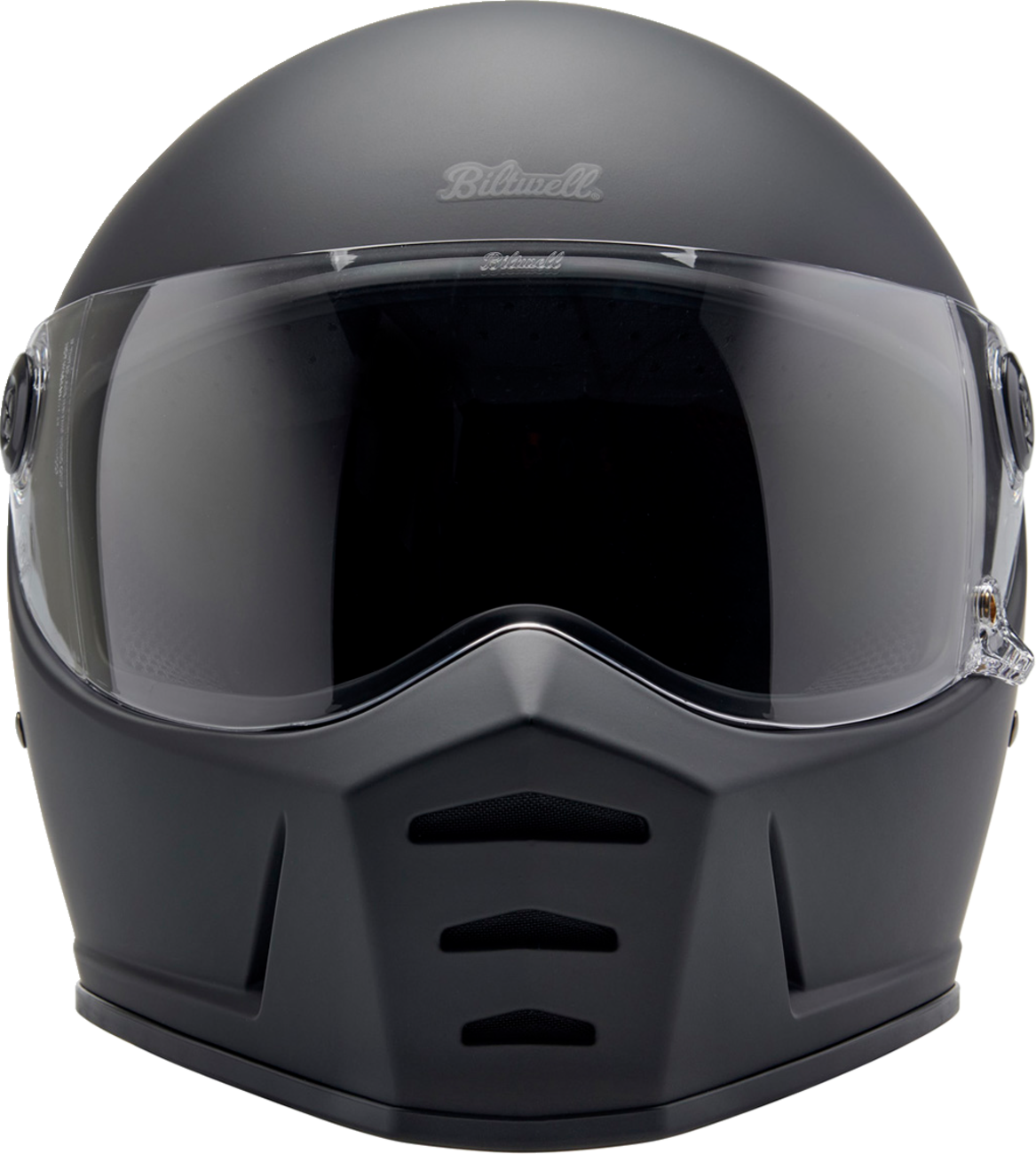 BILTWELL Lane Splitter Helmet - Flat Black - Large 1004-201-504
