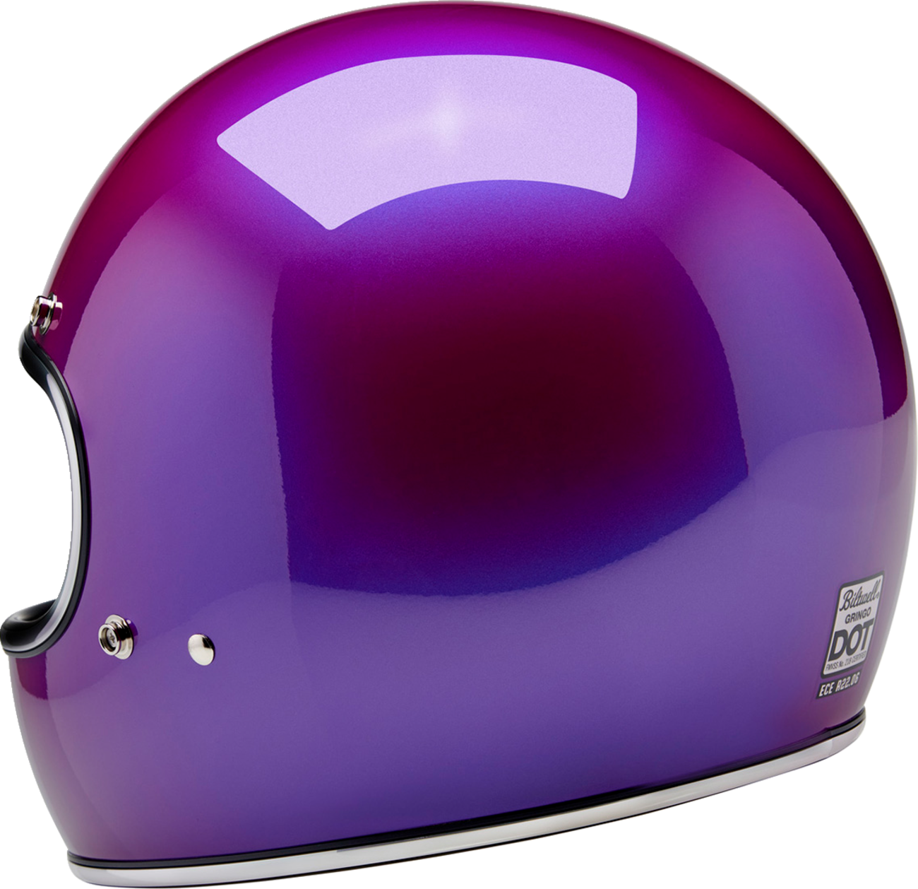 BILTWELL Gringo Helmet - Metallic Grape - XL 1002-339-505
