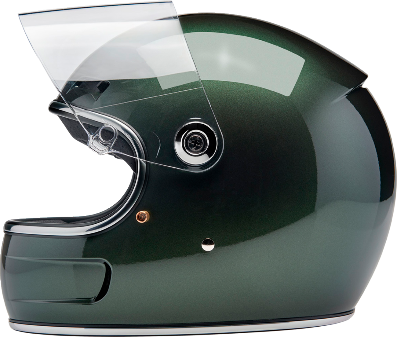 BILTWELL Gringo SV Helmet - Metallic Sierra Green - Large 1006-324-504