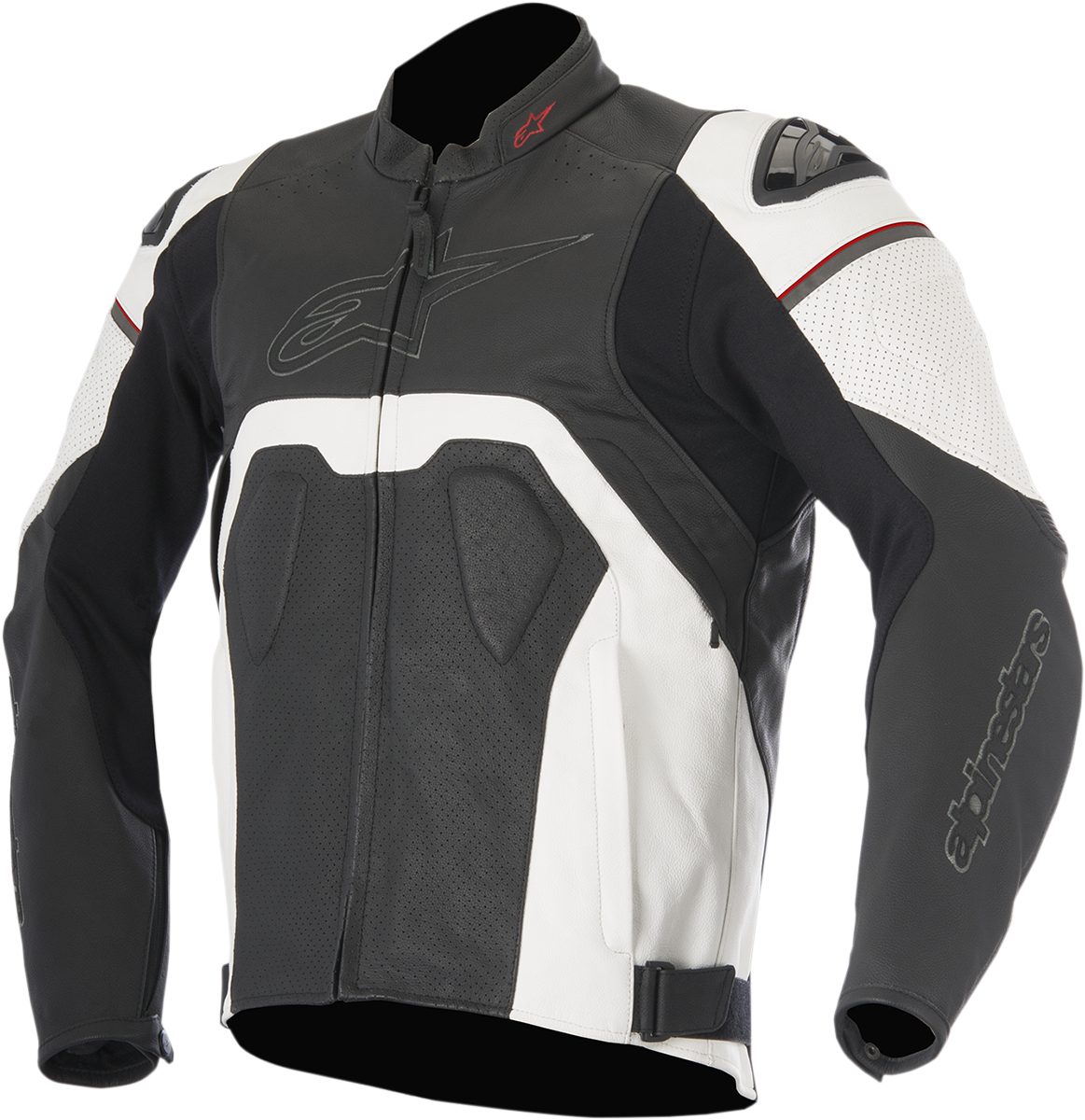 ALPINESTARS Core Airflow Leather Jacket - Black/White - US 46 / EU 58 3101416-12-58