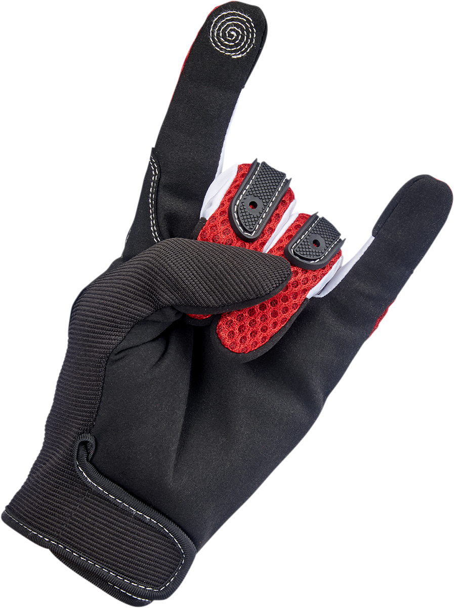 BILTWELL Anza Gloves - Red - Medium 1507-0801-003