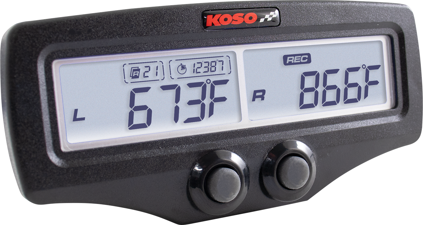 KOSO NORTH AMERICA EGT-02R Standard Dual Sensor Meter BA006010