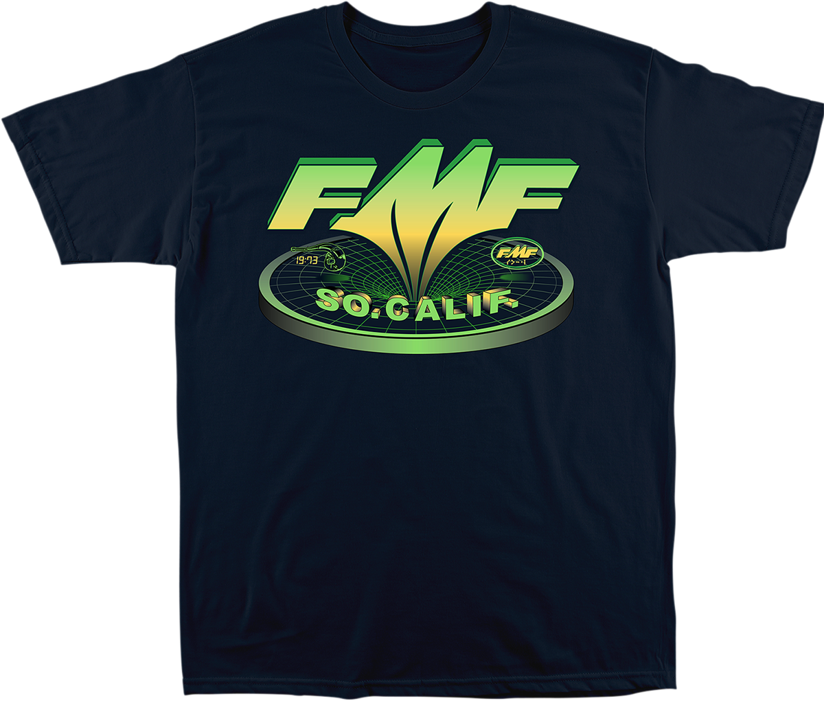 FMF Black Hole T-Shirt - Navy - Small FA21118900NVSM 3030-21247