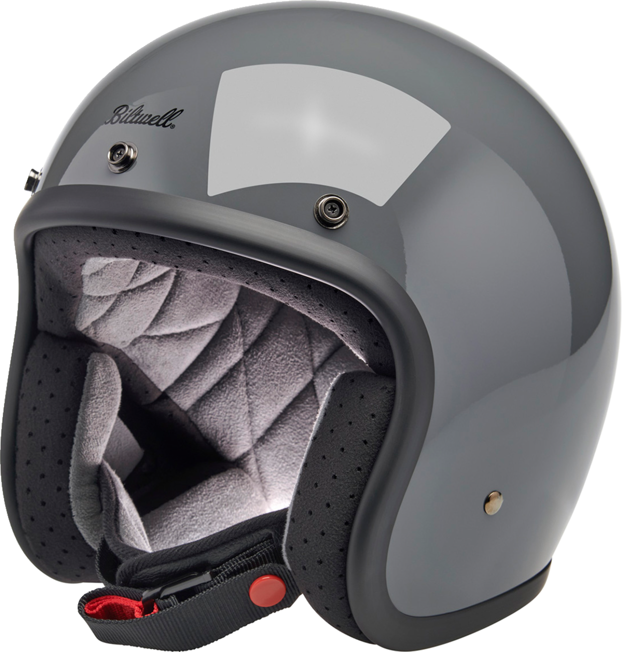 BILTWELL Bonanza Helmet - Gloss Storm Gray - Small 1001-165-202