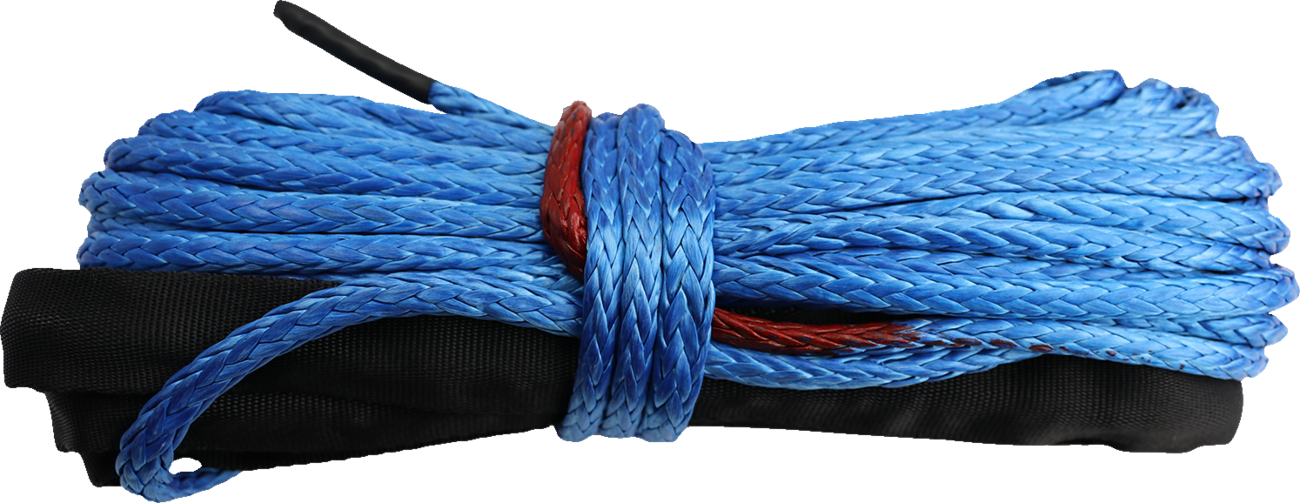KFI PRODUCTS Winch Rope - Synthetic - Blue - 15/64" x 38' SYN23-B38